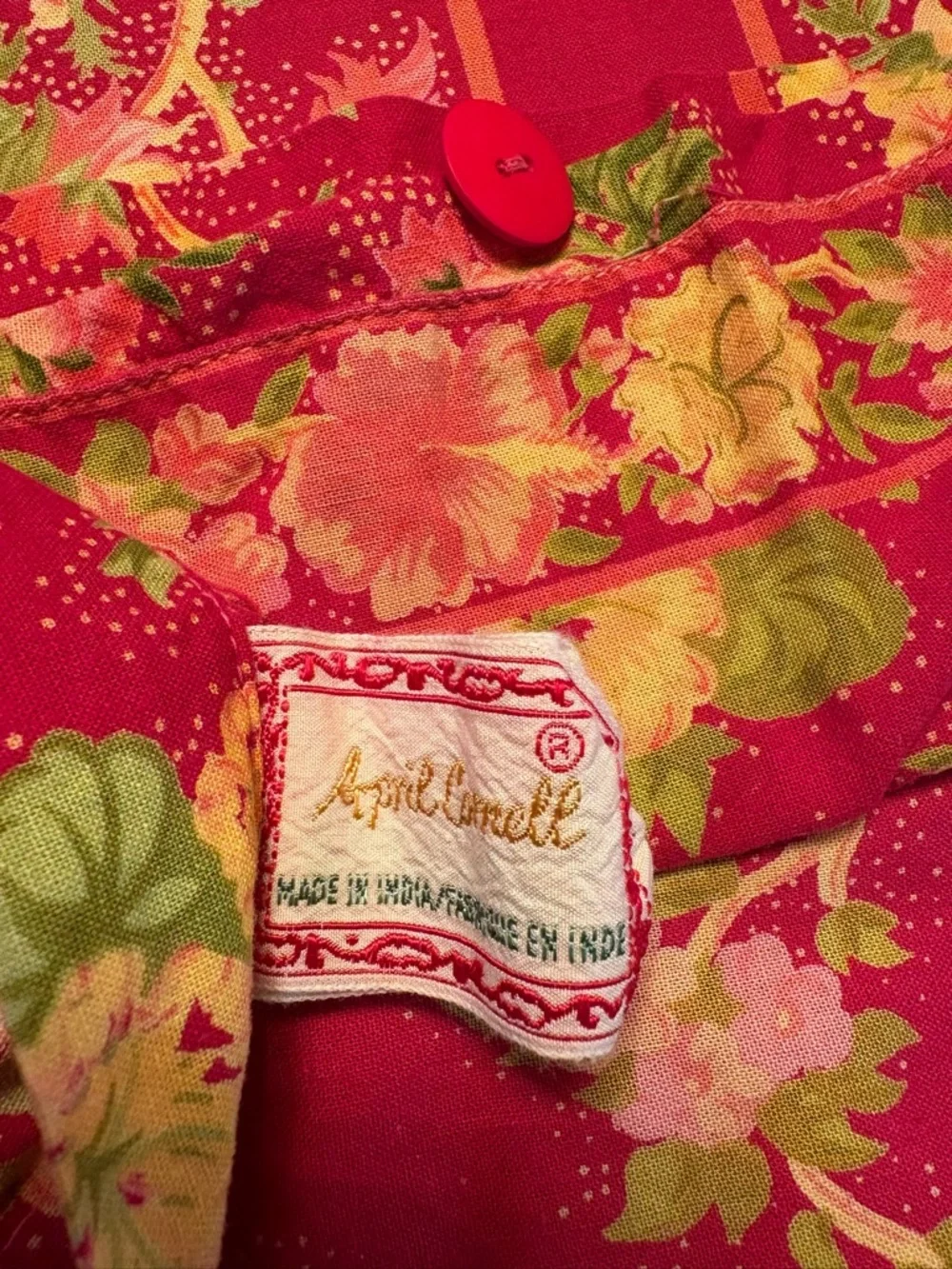 April Cornell Vintage Set of 2 Floral Pillow Shams